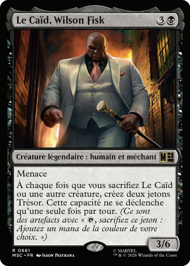 Le Caïd, Wilson Fisk — Marvel Super Heroes Commander — Magic: The Gathering