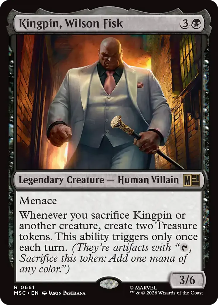 Kingpin, Wilson Fisk — Marvel Super Heroes Commander — Magic: The Gathering