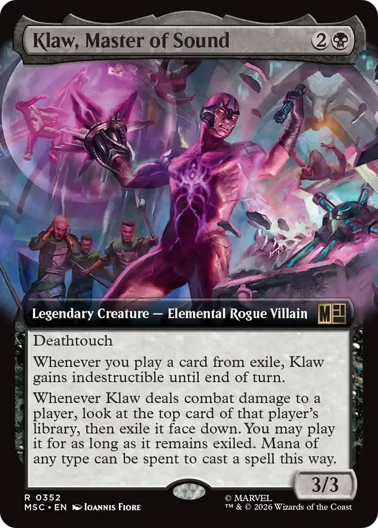 Klaw, Master of Sound — Marvel Super Heroes Commander — Magic: The Gathering