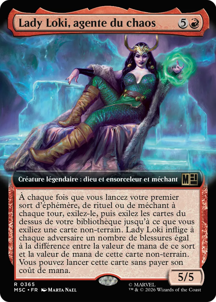 Lady Loki, agente du chaos — Marvel Super Heroes Commander — Magic: The Gathering