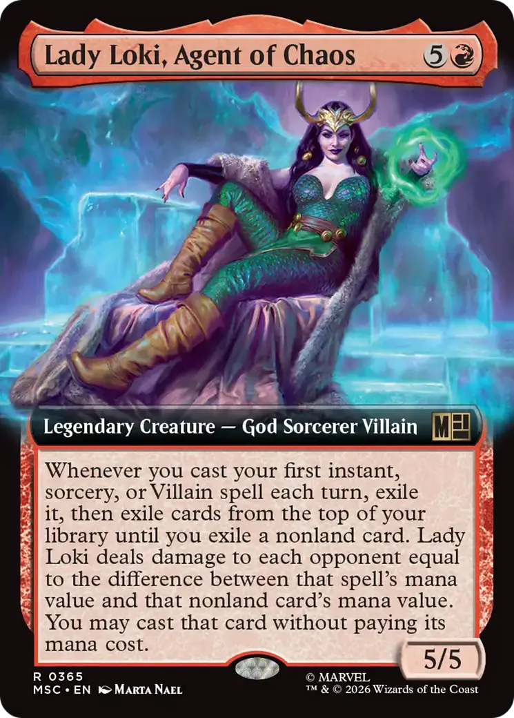 Lady Loki, Agent of Chaos — Marvel Super Heroes Commander — Magic: The Gathering