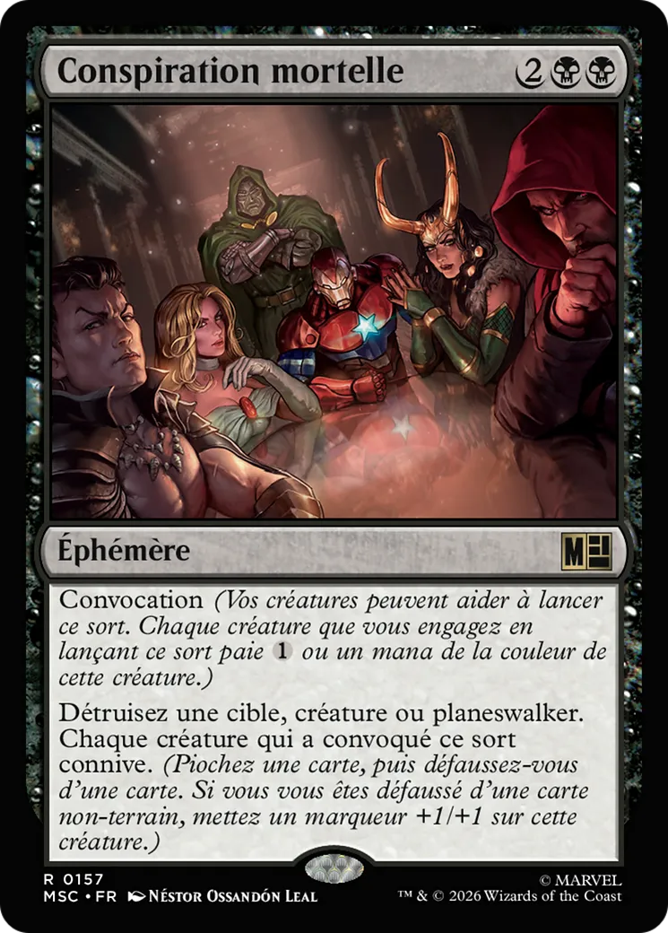 Conspiration mortelle — Marvel Super Heroes Commander — Magic: The Gathering