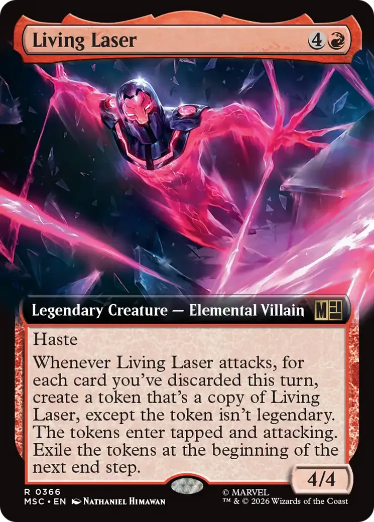 Living Laser — Marvel Super Heroes Commander — Magic: The Gathering
