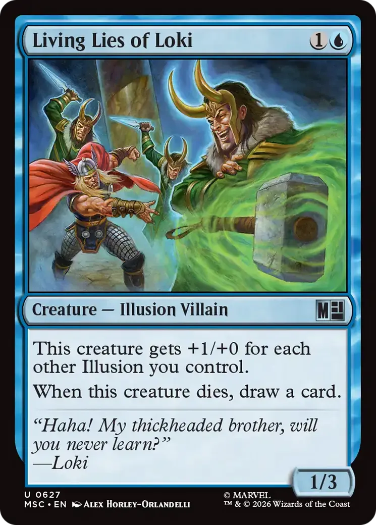 Living Lies of Loki — Marvel Super Heroes Commander — Magic: The Gathering