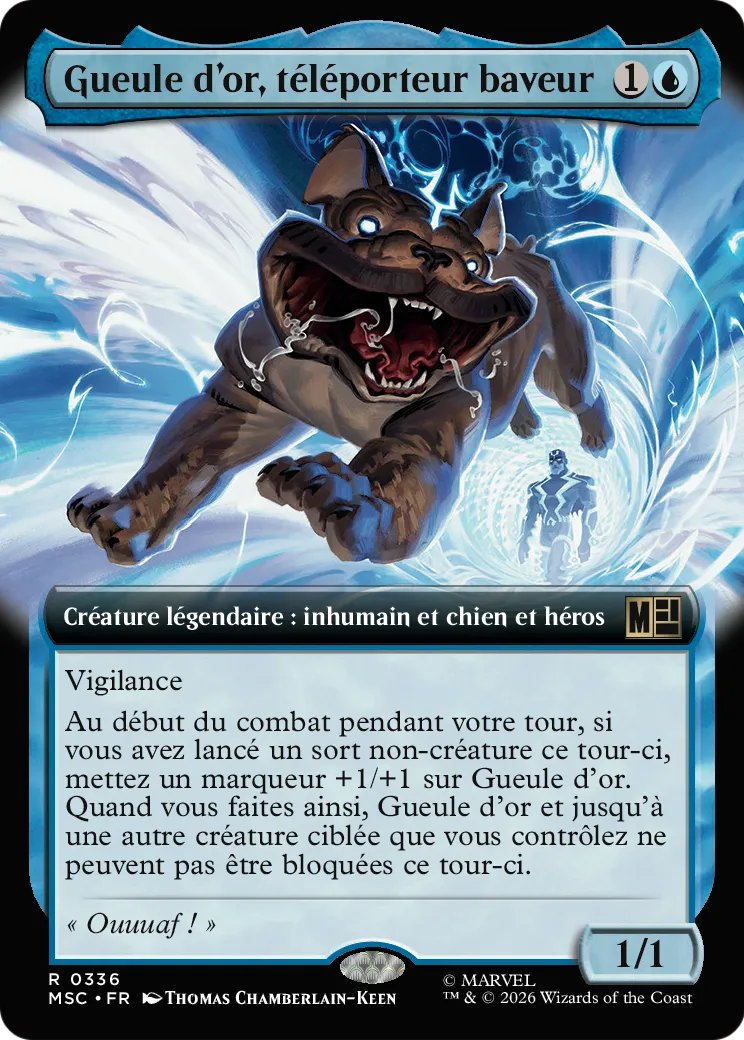 Gueule d'or, téléporteur baveur — Marvel Super Heroes Commander — Magic: The Gathering