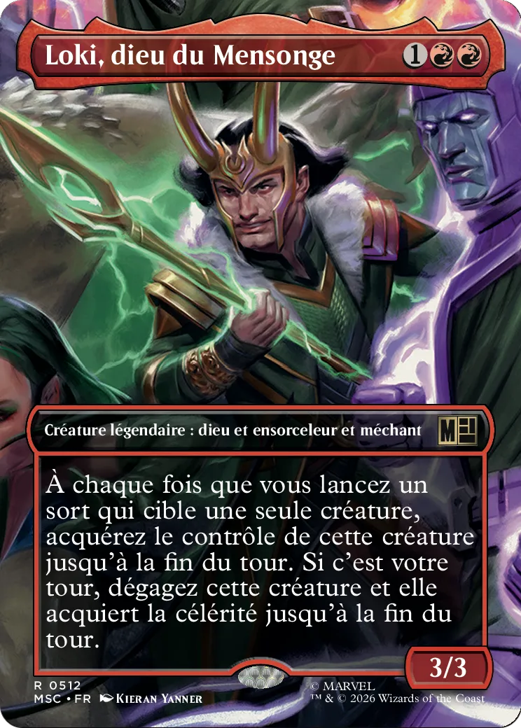 Loki, dieu du Mensonge — Marvel Super Heroes Commander — Magic: The Gathering