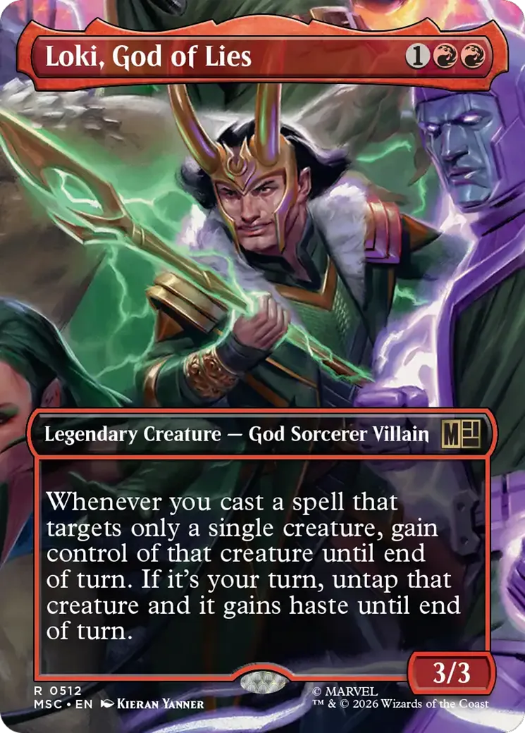 Loki, God of Lies — Marvel Super Heroes Commander — Magic: The Gathering