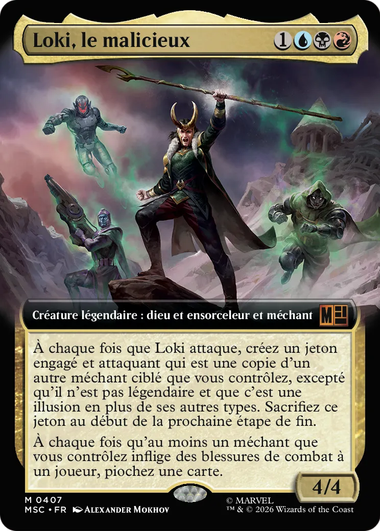 Loki, le malicieux — Marvel Super Heroes Commander — Magic: The Gathering