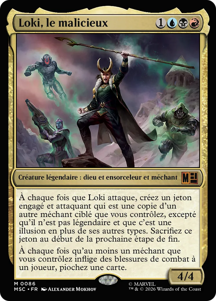 Loki, le malicieux — Marvel Super Heroes Commander — Magic: The Gathering