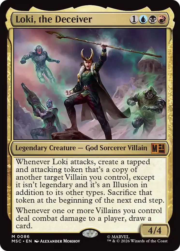 Loki, le malicieux — Marvel Super Heroes Commander — Magic: The Gathering