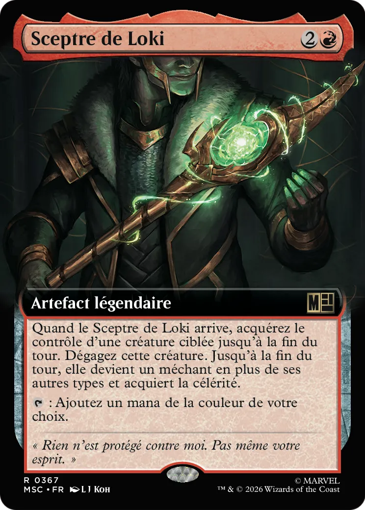 Sceptre de Loki — Marvel Super Heroes Commander — Magic: The Gathering