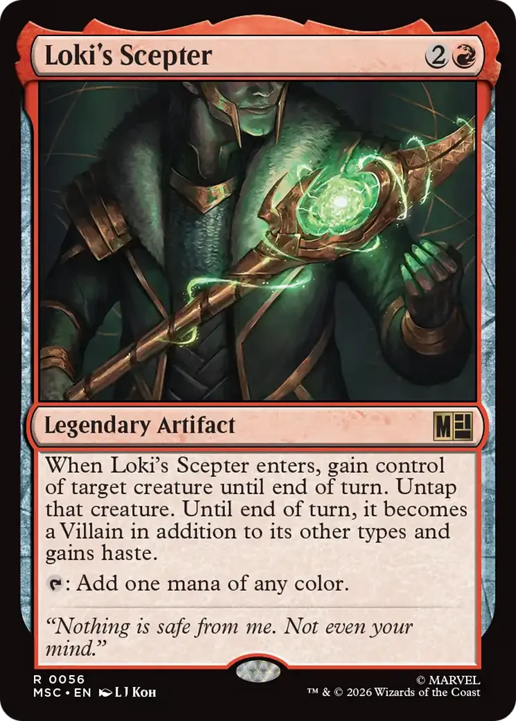 Sceptre de Loki — Marvel Super Heroes Commander — Magic: The Gathering