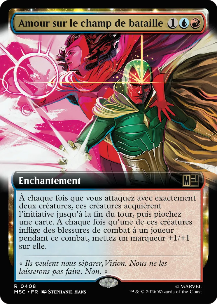 Amour sur le champ de bataille — Marvel Super Heroes Commander — Magic: The Gathering