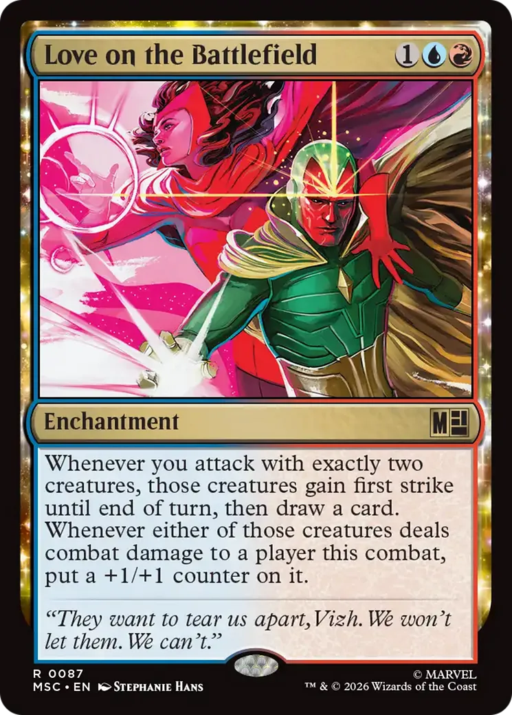 Amour sur le champ de bataille — Marvel Super Heroes Commander — Magic: The Gathering