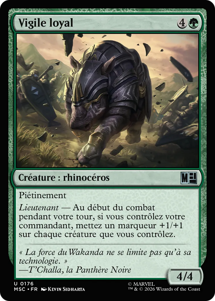 Vigile loyal — Marvel Super Heroes Commander — Magic: The Gathering