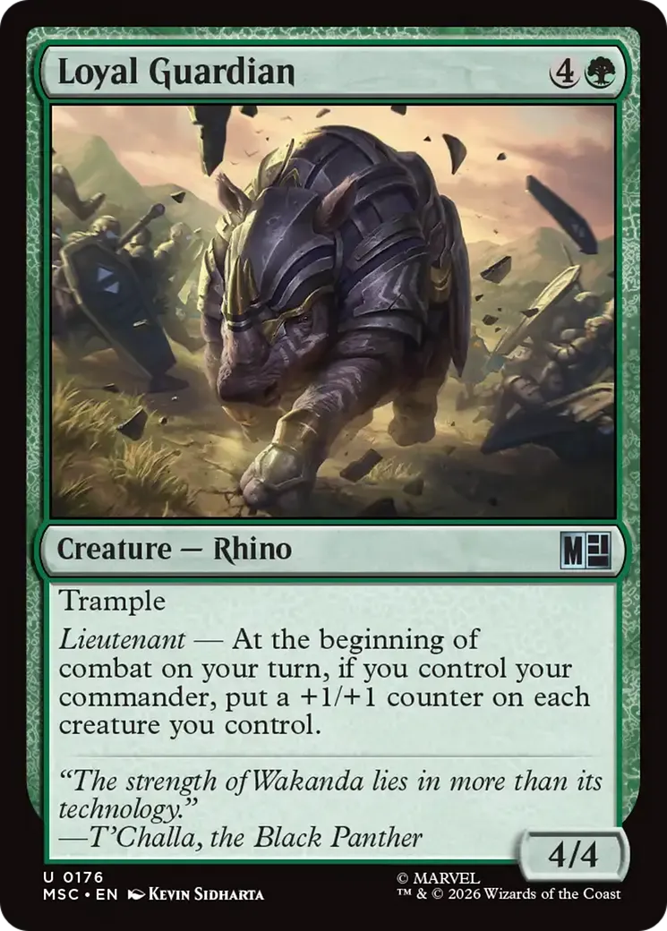 Vigile loyal — Marvel Super Heroes Commander — Magic: The Gathering