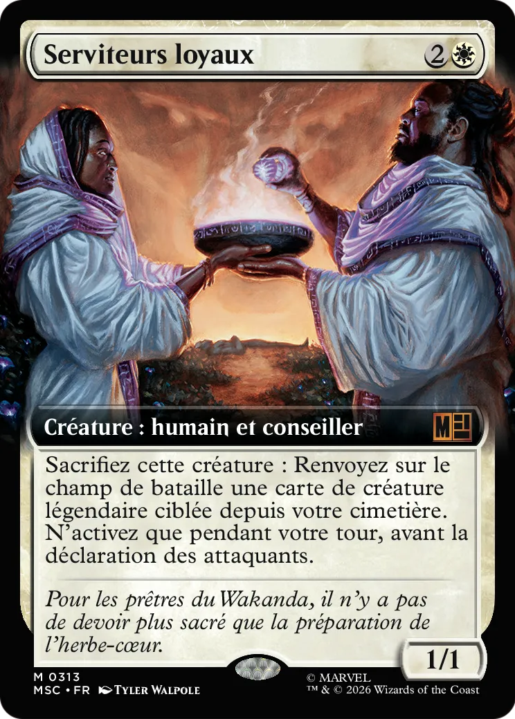 Serviteurs loyaux — Marvel Super Heroes Commander — Magic: The Gathering