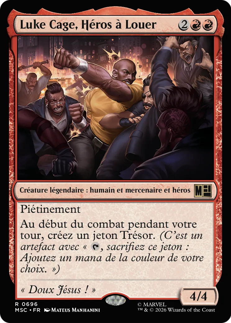 Luke Cage, Héros à Louer — Marvel Super Heroes Commander — Magic: The Gathering