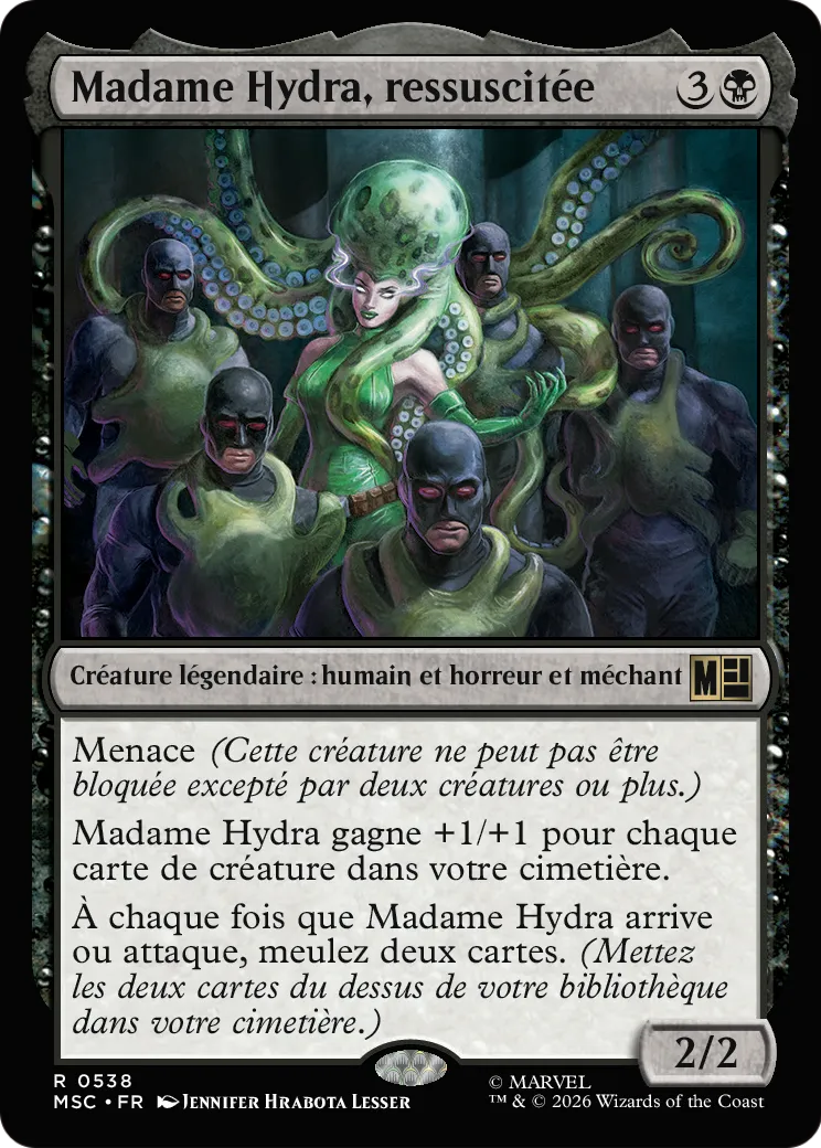 Madame Hydra, ressuscitée — Marvel Super Heroes Commander — Magic: The Gathering