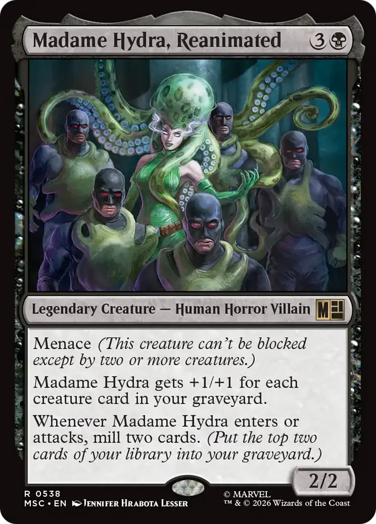 Madame Hydra, Reanimated from Marvel Super Heroes Commander - Magic: The Gathering