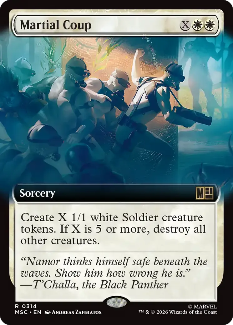 Martial Coup — Marvel Super Heroes Commander — Magic: The Gathering