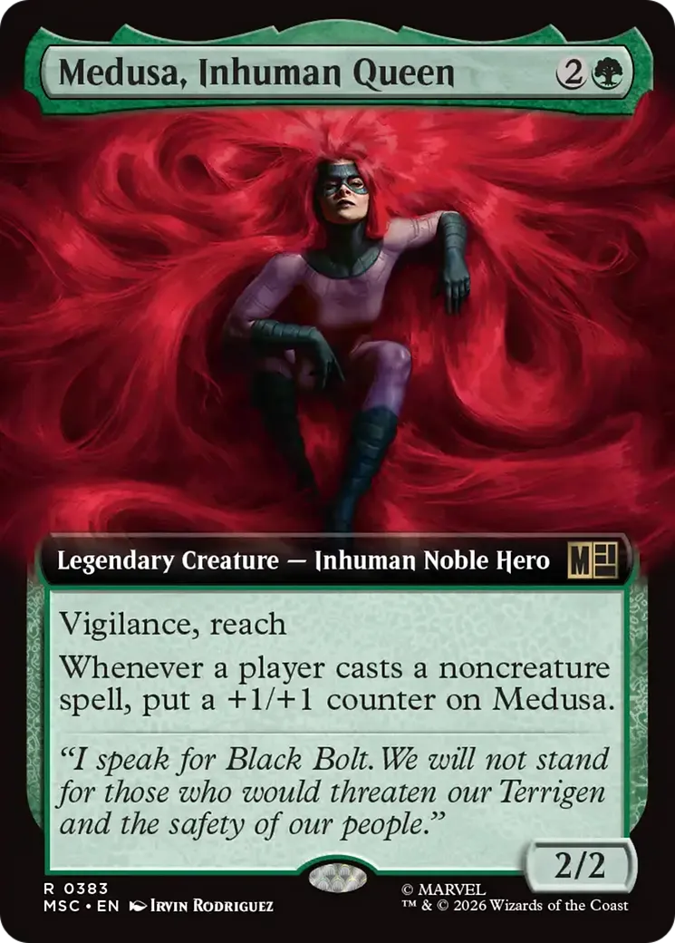 Medusa, Inhuman Queen — Marvel Super Heroes Commander — Magic: The Gathering