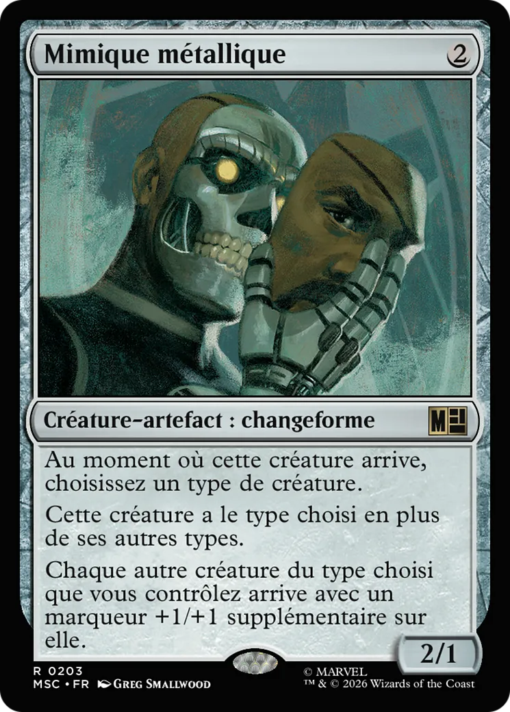 Mimique métallique — Marvel Super Heroes Commander — Magic: The Gathering
