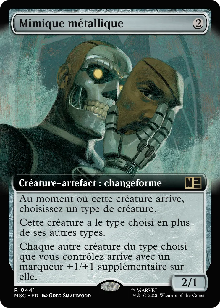 Mimique métallique — Marvel Super Heroes Commander — Magic: The Gathering