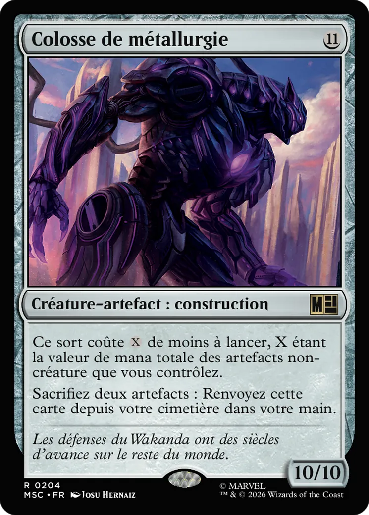Colosse de métallurgie — Marvel Super Heroes Commander — Magic: The Gathering