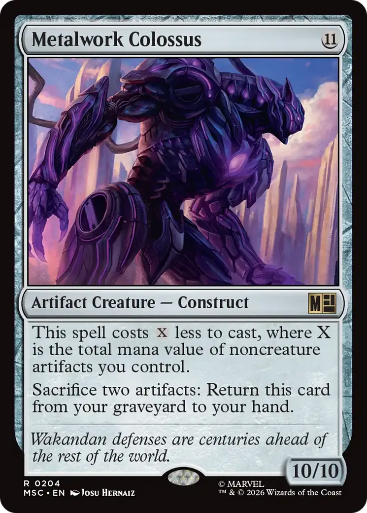 Colosse de métallurgie — Marvel Super Heroes Commander — Magic: The Gathering