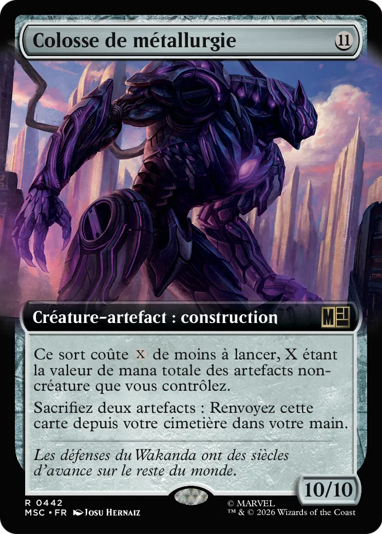 Colosse de métallurgie — Marvel Super Heroes Commander — Magic: The Gathering