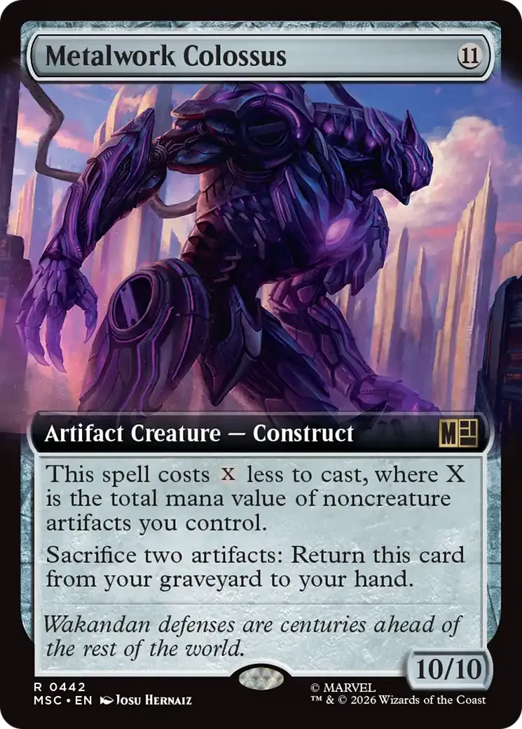 Metalwork Colossus — Marvel Super Heroes Commander — Magic: The Gathering