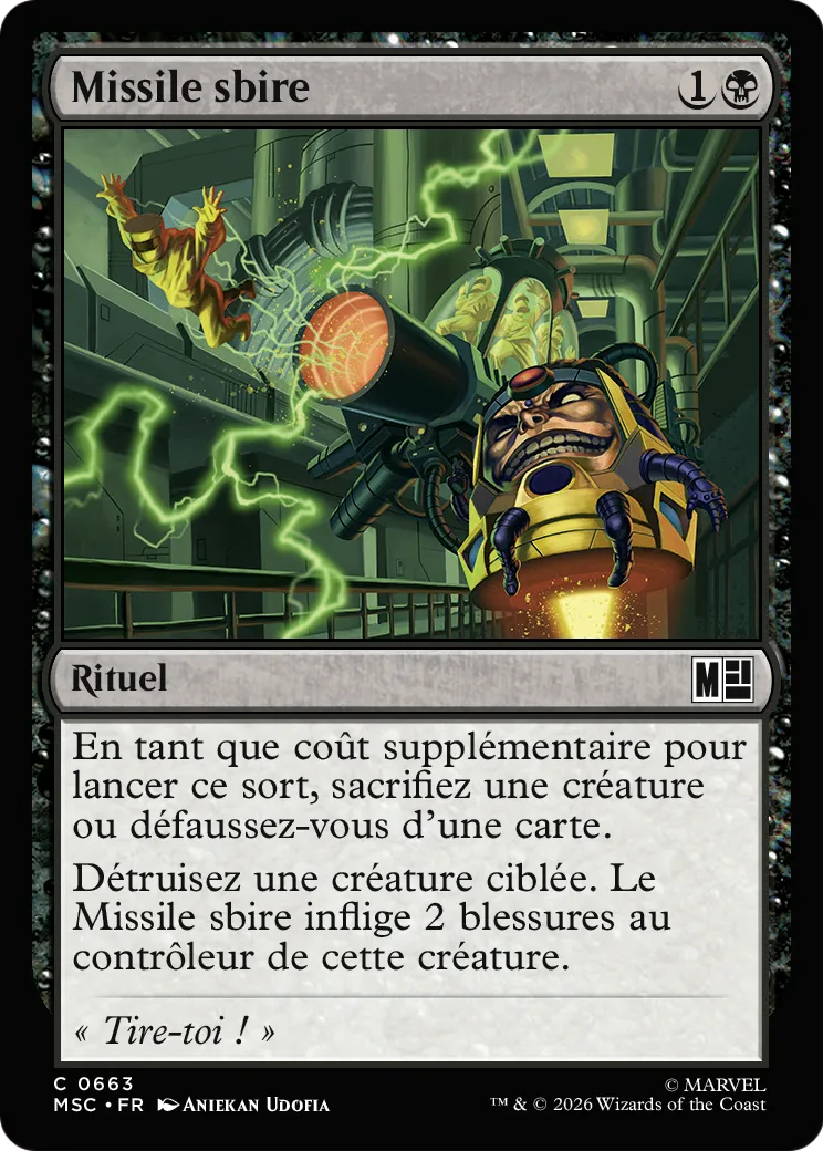 Missile sbire — Marvel Super Heroes Commander — Magic: The Gathering