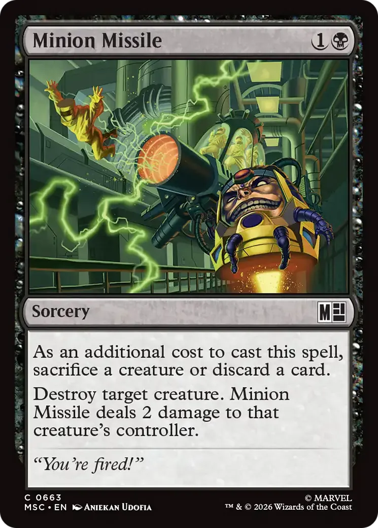 Missile sbire — Marvel Super Heroes Commander — Magic: The Gathering