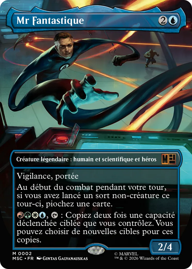 Mr Fantastique — Marvel Super Heroes Commander — Magic: The Gathering