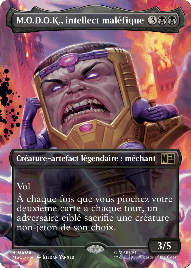 M.O.D.O.K., intellect maléfique — Marvel Super Heroes Commander — Magic: The Gathering