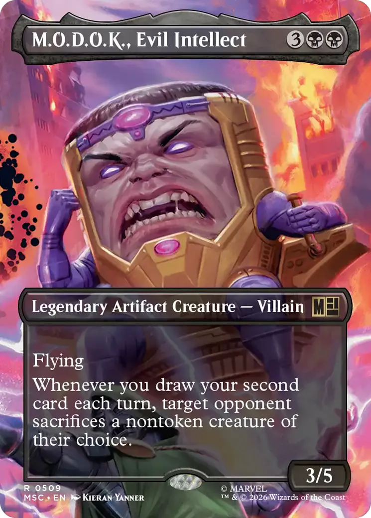M.O.D.O.K., intellect maléfique — Marvel Super Heroes Commander — Magic: The Gathering