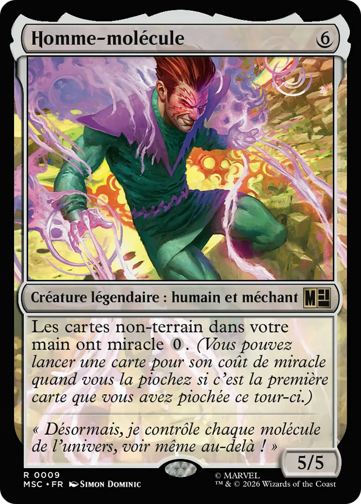 Homme-molécule from Marvel Super Heroes Commander - Magic: The Gathering