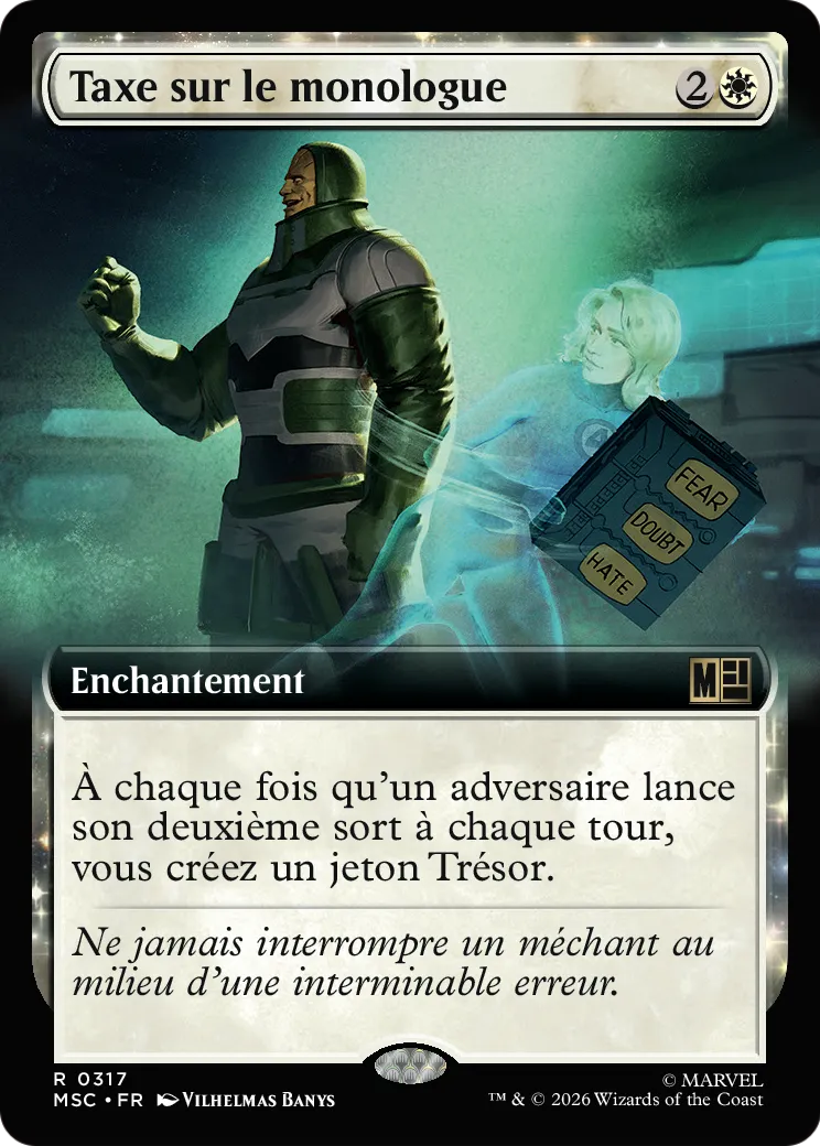 Taxe sur le monologue — Marvel Super Heroes Commander — Magic: The Gathering