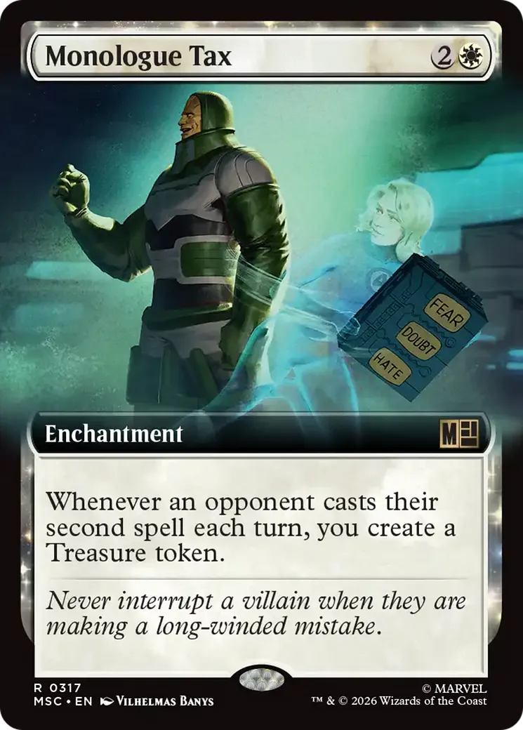 Monologue Tax — Marvel Super Heroes Commander — Magic: The Gathering