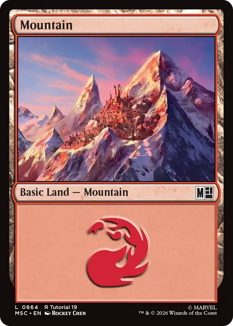 Mountain — Marvel Super Heroes Commander — Magic: The Gathering