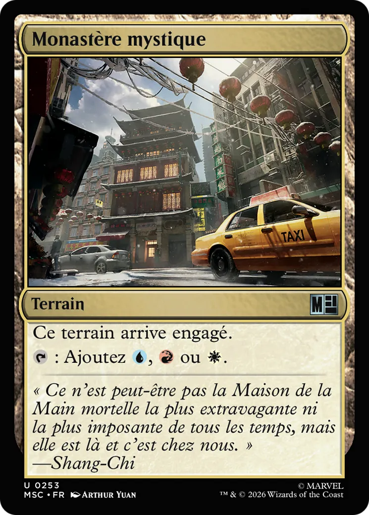 Monastère mystique — Marvel Super Heroes Commander — Magic: The Gathering