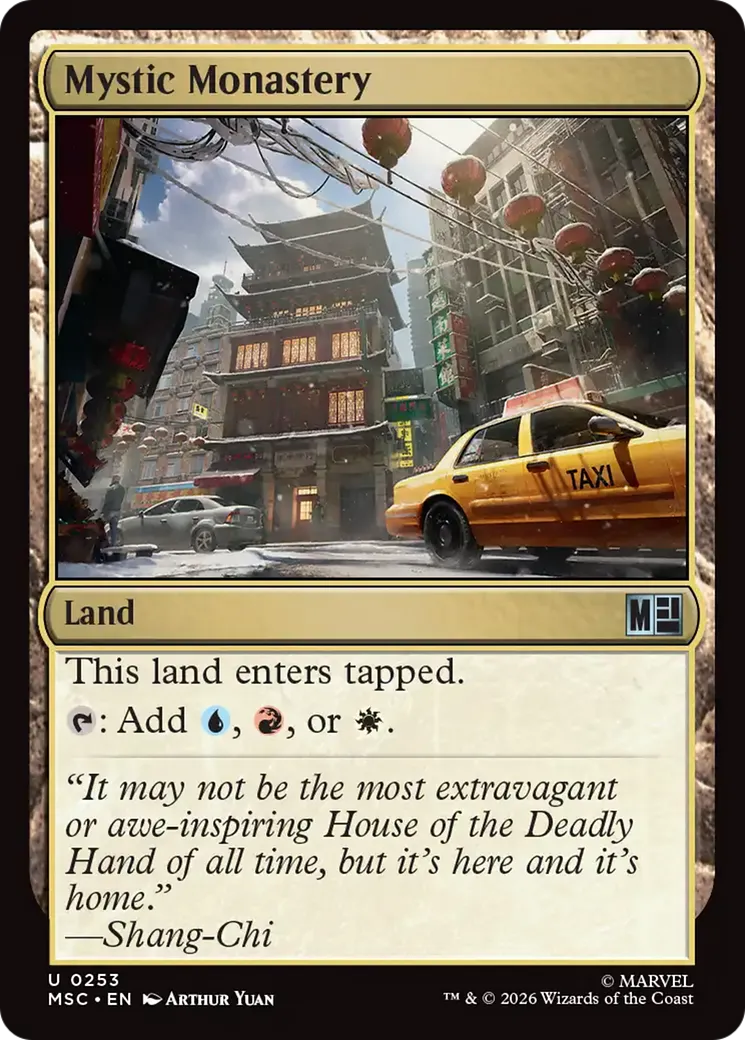 Monastère mystique — Marvel Super Heroes Commander — Magic: The Gathering