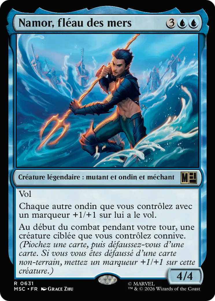 Namor, fléau des mers — Marvel Super Heroes Commander — Magic: The Gathering