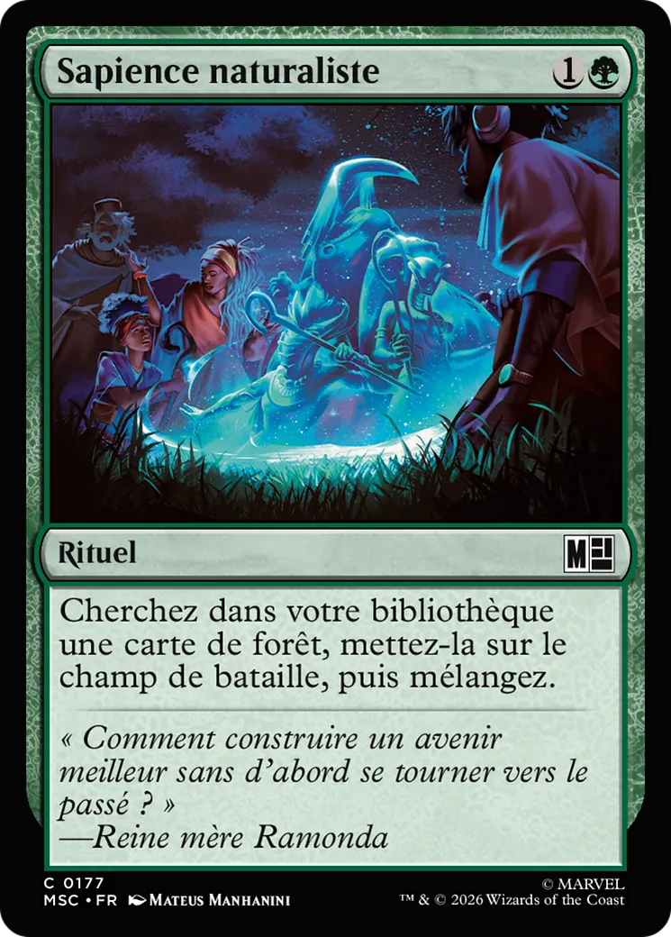 Sapience naturaliste from Marvel Super Heroes Commander - Magic: The Gathering