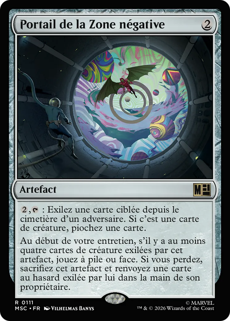 Portail de la Zone négative — Marvel Super Heroes Commander — Magic: The Gathering