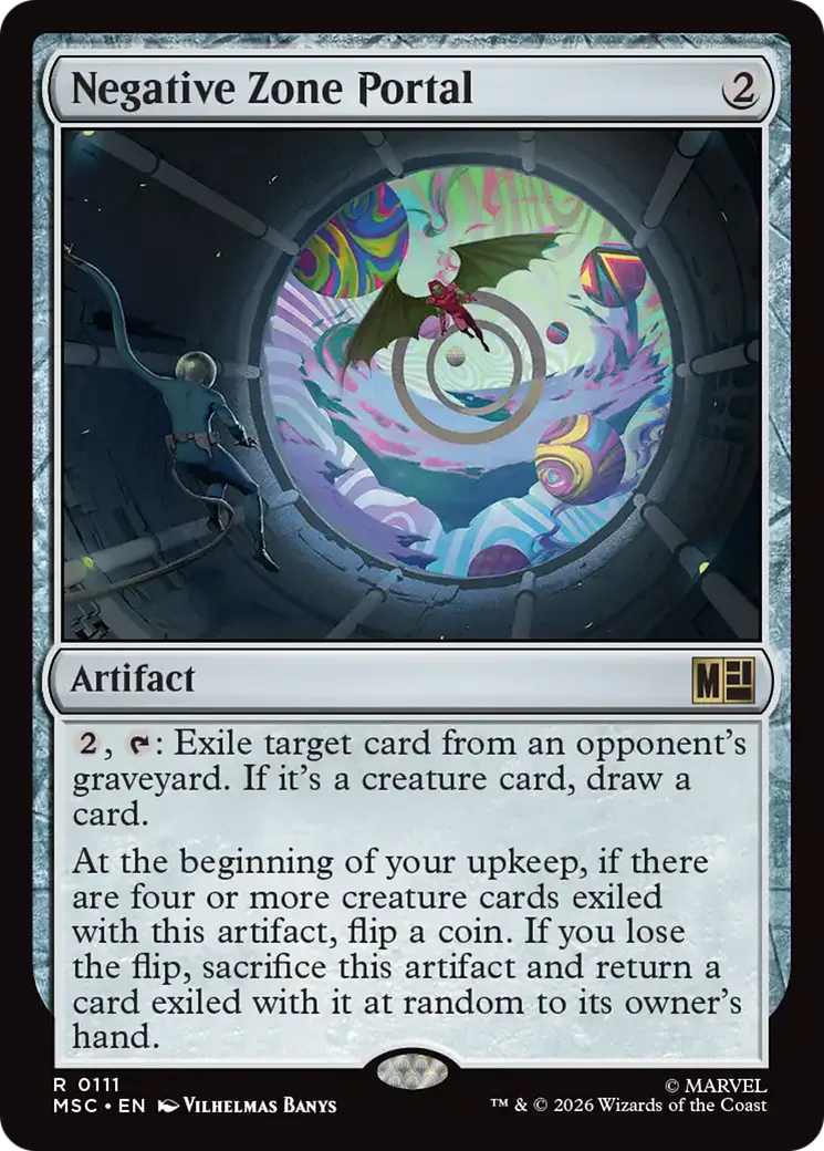 Portail de la Zone négative — Marvel Super Heroes Commander — Magic: The Gathering