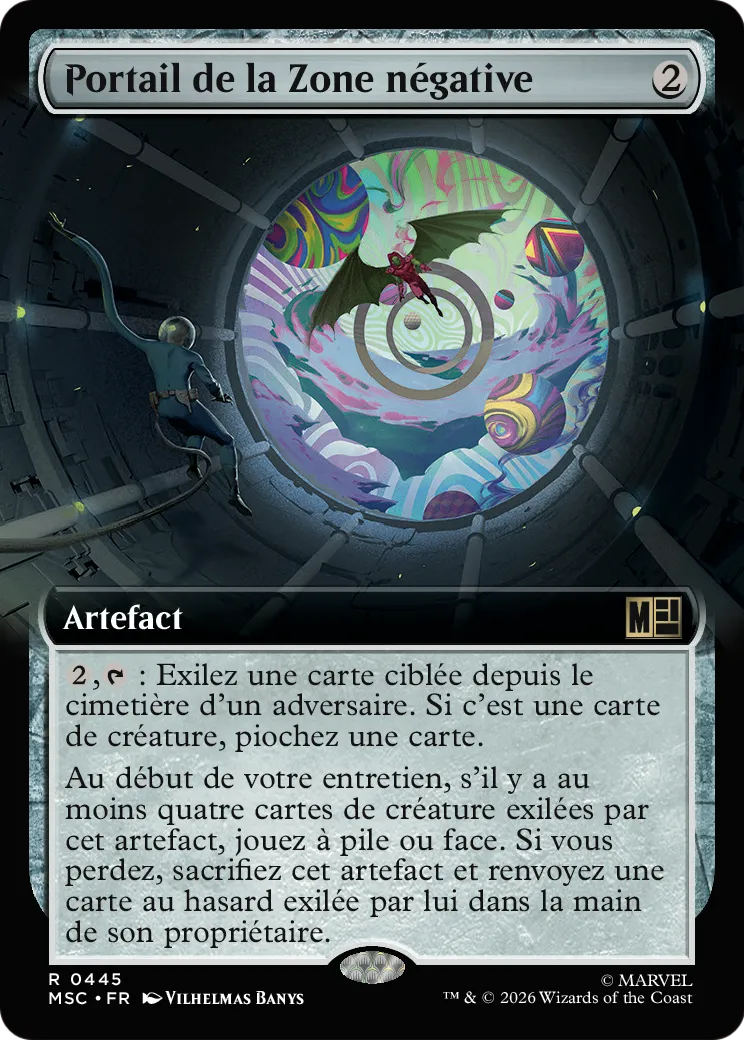 Portail de la Zone négative — Marvel Super Heroes Commander — Magic: The Gathering