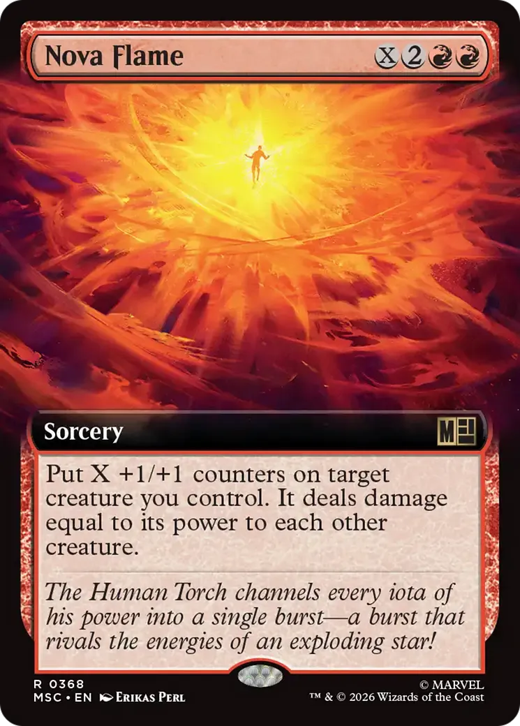 Nova Flame — Marvel Super Heroes Commander — Magic: The Gathering