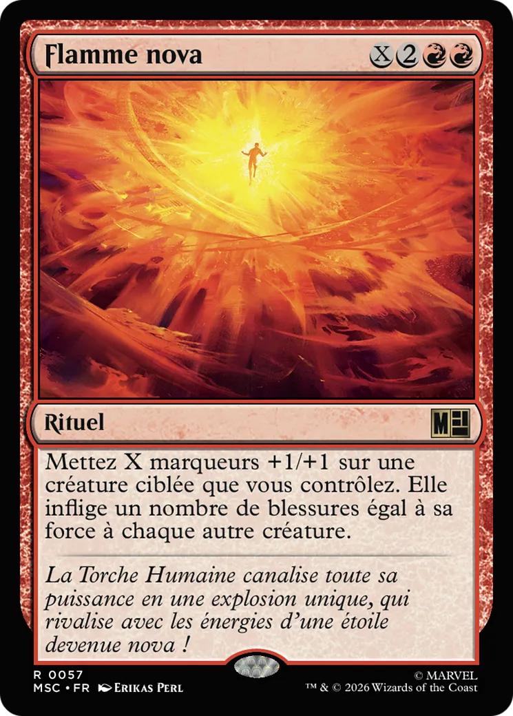 Flamme nova — Marvel Super Heroes Commander — Magic: The Gathering